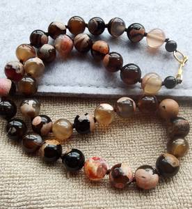 Collier à breloques en corne naturelle le plus vendu, perles uniques faites à la main, bijoux de luxe écologiques, ensemble complet, cadeau chrétien unisexe - Product Image 5