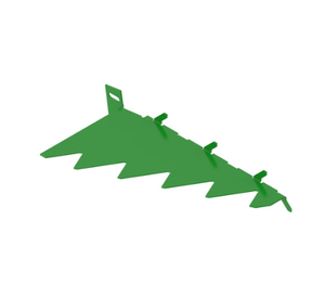 Pièces détachées pour machines agricoles <span class=keywords><strong>John</strong></span> Deere Straw <span class=keywords><strong>Walker</strong></span> Riser H141883 en acier au carbone et acier inoxydable vert, compatibles avec les moissonneuses-batteuses - Product Image 4