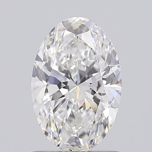 Diamant CVD de laboratoire ovale de 1 carat, pureté VS1, couleur D, certifié IGI, excellente taille, diamant non monté pour la fabrication de bijoux - Product Image 1
