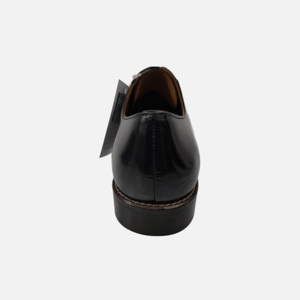 Chaussures habillées à lacets pour hommes, en cuir de veau, semelle extérieure faite à la main, bout fermé, antidérapantes, pour le bureau et la carrière - Product Image 2