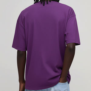 T-shirt homme de haute qualité, logo imprimé en sérigraphie personnalisé, 100% coton, poids lourd 210g, écologique, t-shirt homme avec logo personnalisé - Product Image 2