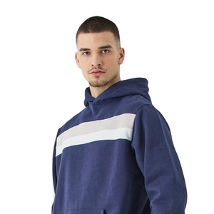 Pull à capuche surdimensionné personnalisable pour homme, taille plus, imprimé, pour l'entraînement et la course, deux pièces, confortable, 100% coton molletonné - Product Image 4