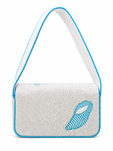 Luxury Handmade Glass Beaded Seashell Shoulder <b>Bag</b> Women Designer Beach Handbag Custom OEM ODM Wholesale - Product Image 4