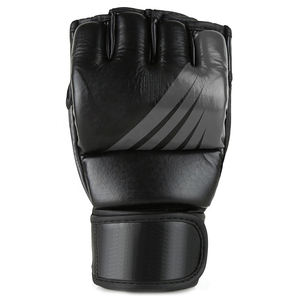 Gants de boxe professionnels pour adultes, demi-doigts, en PVC, avec logo personnalisé, 8oz, 12oz, 14oz, haute qualité, pour MMA, combat et grappling, en cuir. - Product Image 5