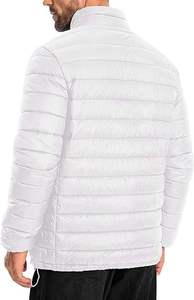 Factory Direct Custom Men's Puffer Jacket Lightweight Full Zip <b>Quilted</b> <b>Winter</b> Coat with Hood Wholesaler and Supplier - Product Image 2