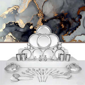 Delight ชุดอาหารเย็นสแตนเลส46ชิ้นสำหรับ4ท่าน - Product Image 1