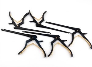 Ensemble de 5 Kerrison Rongeurs 7,1–5 mm Noir & Or, Instruments chirurgicaux orthopédiques pour la colonne cervicale - Product Image 5