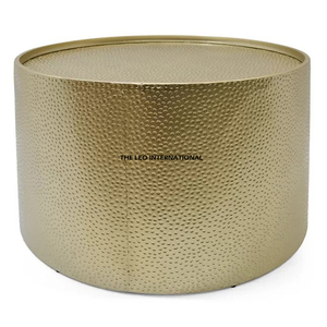 โต๊ะกลางทรงกลมกระจกใสหรูหรา โครงเหล็กกล้าไร้สนิมสีทอง ลายเกล็ดปลา สำหรับใช้ในบ้าน วางกาแฟ - Product Image 4