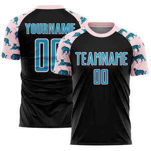 Anime <b>Cloud</b> Pattern Soccer Jersey Custom Name Number Sublimated Quick Dry Unisex Short Sleeve Adult Crew <b>Neck</b> Sport Apparel - Product Image 5
