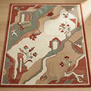 Alfombra de Lana Tufted Hecha a Mano con Diseño Abstracto, Tamaño Personalizado, Multicolor, Moderna, de Lujo, Suministro de Fábrica - Product Image 1