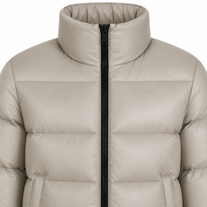 Unisex Thick Puffer <b>Jacket</b> Waterproof Windproof Heated Eco-Friendly Zipper Closure Hooded Casual Winter Solid Color Regular Fit - Product Image 6