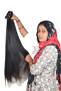 Extensions de cheveux indiens Remy vierges bruts à 100 %, double trame machine, lots de mèches ondulées, noir naturel, sans traitement chimique - Product Image 6