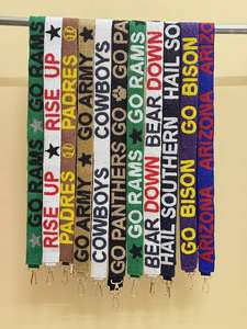 Correa ajustable de cuentas para bolso, personalizada con nombre de equipo para el día del partido, cinturón de hombro de cuentas de semillas, repuesto de asa para bolso cruzado, piezas tejidas - Product Image 6