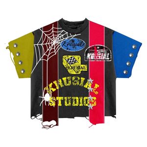 Camisetas Personalizadas de Estilo Urbano, Impresión DTG, Algodón Suave, Estilo Holgado, MOQ Bajo, Producción Rápida y Envío a Todo el Mundo - Product Image 1