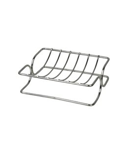 Premium Eco-Friendly Stainless Steel Oval Wire <b>Soap</b> <b>Dish</b> <b>Holder</b> Bathroom Accessory Modern Free Standing Customizable <b>Soap</b> Stand - Product Image 2