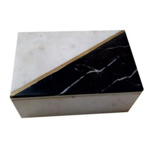 Marble Jewelry Box for Wedding Gifts or Home Decoration Boxes Prime Quality Square Shape Jewelry Storage Box - Product Image 3