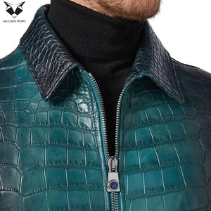 Vestes en cuir PU texturé de haute qualité, élégantes, chaudes, durables, tendance, style streetwear, écologiques pour l'automne - Product Image 4