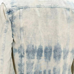 Chaqueta vaquera desgastada para hombre, estilo vintage, con botones al frente, informal, de algodón, para hombre - Product Image 6