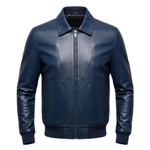 Abrigo de Piel de Oveja Personalizado de Lujo para Hombre, Prenda Exterior de Cuero Grueso y Cálido de Primera Calidad, Abrigo Exclusivo de Piel de Oveja con Acabado Suave - Product Image 4