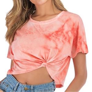 Top corto personalizado para mujer, Camiseta deportiva de alta calidad 100% de algodón, camiseta blanca para mujer - Product Image 2