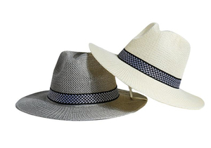 Handmade Natural Grass <b>Floppy</b> Straw Beach <b>Hat</b> Wide Brim UV Protection Unisex Ribbon Rope Summer <b>Hat</b> Private Label OEM ODM - Product Image 2