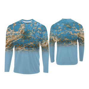 Cheap Price Wholesale Custom Printed Quick Dry Fishing Shirts Long Sleeve UPF <b>SPF</b> Anti UV Rash guard for Outdoor Work & Sports - Product Image 5