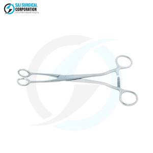 Pince ovale Doyen manuelle en acier inoxydable, certifiée CE, pour interventions chirurgicales gynécologiques et abdominales - Product Image 4