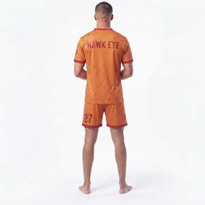 Camiseta de Fútbol para Hombre, Poliéster, Manga Corta, Cuello en V, Corte Regular, Diseño Personalizado por Sublimación, Camiseta Deportiva y Pantalones Cortos - Product Image 4
