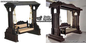 Oonjal de Estilo Indio para Decoración del Hogar, Columpio Tradicional de Estilo Indio para el Hogar, Columpio con Acabado Marrón para el Hogar, Australia - Product Image 3