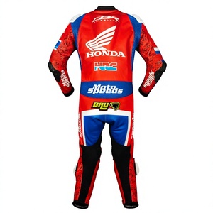 ชุดแข่งรถมอเตอร์ไซค์ Alvaro Bautista WSBK รุ่น Zonda MotoCP หนังวัวและหนังจิงโจ้ หนา 1.3 มม. พร้อมเกราะป้องกัน CE - Product Image 2