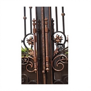 Poignée de porte artisanale en fer forgé, poignée rustique en acier, quincaillerie sur mesure pour maisons élégantes, villas de luxe et résidences haut de gamme - Product Image 1
