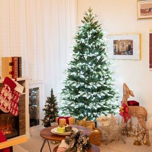 Albero di Natale Artificiale Pieghevole da 1,8 m con 350/500 Luci LED e Telecomando - Product Image 2
