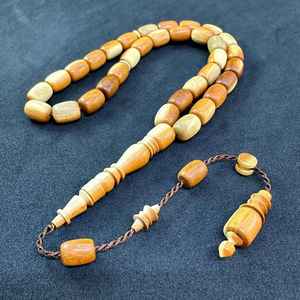 Calm Wooden Tasbih Mala, Cuentas de Oración Hechas a Mano para Mesa de Comedor - HUMAYUN WORLD CRAFTS, Diseño Tradicional Colgante - Product Image 6