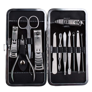 Ensemble de manucure et pédicure professionnel personnalisé en acier inoxydable de haute qualité, durable et à faible MOQ, pour usage personnel, prix abordable - Product Image 1