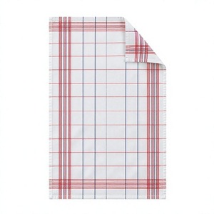 Essuie-tout en coton à carreaux bleus rustiques - Chiffon de cuisine écologique à absorption rapide et serviette de ferme - Product Image 3