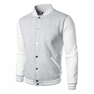 Chaqueta Varsity para Hombre de Buena Calidad, Personalizable, de Lona, Transpirable, Ecológica, Resistente al Viento y Antiarrugas para Invierno - Product Image 3