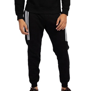 Latest Design Men Gym Fitness Wear <b>Trouser</b> Men Black Colour 3 Stripes and Elastic Waist <b>Trousers</b> for Sale - Product Image 1