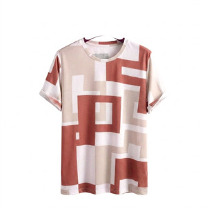 Custom Rib Neck <b>Tshirts</b> For Men Latest Fashion Wear Solid Color Breathable Custom Design Plain T Shirt Men Cotton Casual Wear - Product Image 6