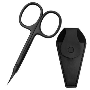 Ciseaux à cuticules anti-rouille, acier inoxydable de qualité supérieure, couleur noire unie, produit le plus vendu, outil de soin des ongles - Product Image 1