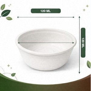 Arya Digital 100% Biodégradable 4oz (120ml) – Lot de 25 Bols Compostables Jetables pour Portions, Sauces, Desserts, Fêtes – Design Moderne - Product Image 5