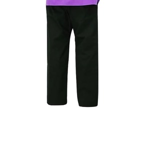 Uniforme de karaté violet pour adulte, coupe classique, 100% coton respirant, vêtements d'arts martiaux unisexes avec ceinture noire disponible à la vente - Product Image 4
