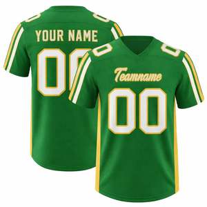 Camiseta de Fútbol Americano Personalizada para Hombre 2026, Talla Grande, Impresión por Transferencia de Calor, Manga Corta, 100% Poliéster, Secado Rápido - Product Image 1