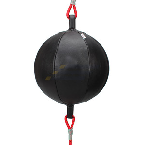 Ballon de vitesse de boxe personnalisable avec revêtement en cuir et remplissage sable/eau, taille sur mesure pour l'entraînement sportif - Product Image 4