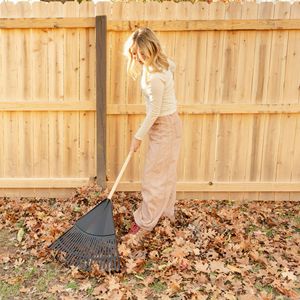 คราดใบไม้ไม้และโพลี 24 นิ้ว แพ็คคู่ สำหรับทำความสะอาดในฤดูใบไม้ร่วง - Product Image 5