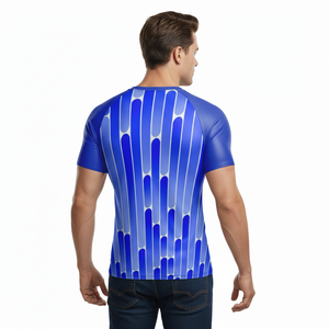 Custom <b>Men's</b> MMA Rash Guard OEM ODM Private Label Short Sleeve <b>Compression</b> <b>Shirt</b> Manufacturer Factory Supplier - Product Image 3