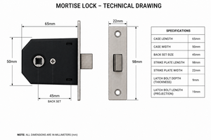 Loquet de porte robuste avec entraxe de 45 mm – Produits en gros - Product Image 4