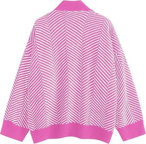 Suéter de Punto Premium para Mujer, Tejido Suave, Cálido para Otoño e Invierno, Color Sólido, Prenda Casual - Product Image 4