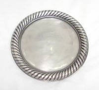 Ensemble de sous-verres ronds en métal argenté antique, sous-verres décoratifs pour boissons, pour la maison, l'hôtel, les fêtes, protection de table