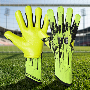 Gants de football en latex professionnels, durables, antidérapants, respirants, 4 mm, gants de gardien de but en latex de contact, injection de caoutchouc - Product Image 3
