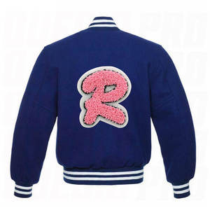 Chaqueta Varsity de Algodón para Hombre, Corte Ajustado, Diseño con Parches, Resistente al Viento, Personalizable, de Alta Calidad, Estilo Deportivo Clásico Informal, Venta al Por Mayor - Product Image 3